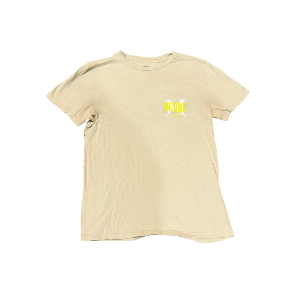 Cula Sz S Men Graphic Tee shirt Tan